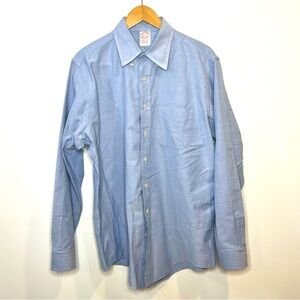Brooks Brothers Button Down Shirt Men’s Size XL  Powder Blue
